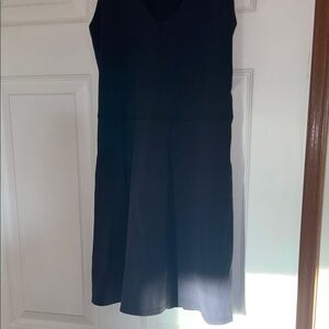 Outdoor Voices Elegant Black Midi Dress